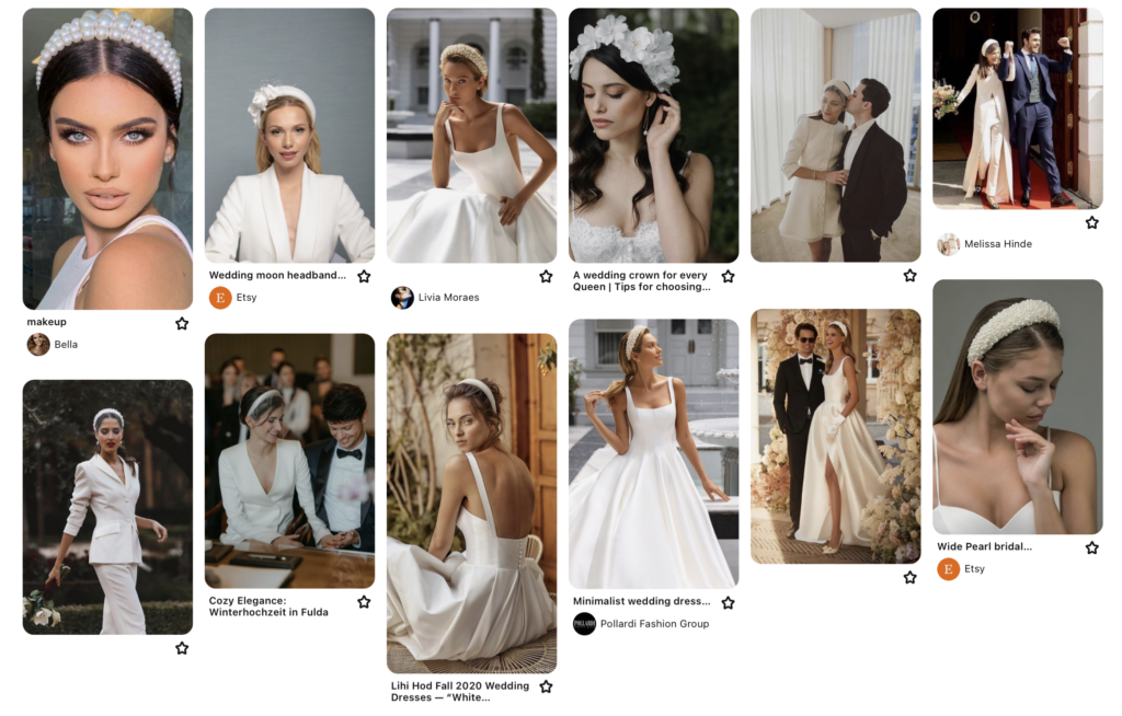 opaska na ślub zamiast welonu